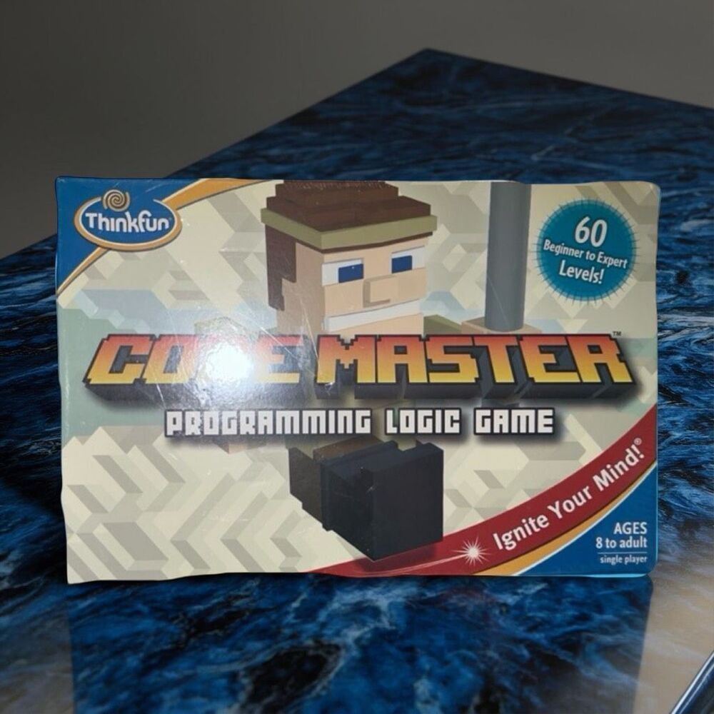 NEW Sealed Thinkfun Code Master Programming Logic Board Game Age 8+ 60 Levels